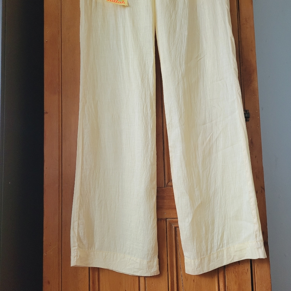 Y2K Killah Deadstock Low Rise Cotton Pants Yellow 28 - Picture 3 of 15